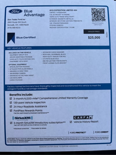 2019 Ford Expedition Max Limited