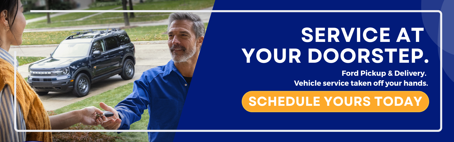 Ford pickup and delivery