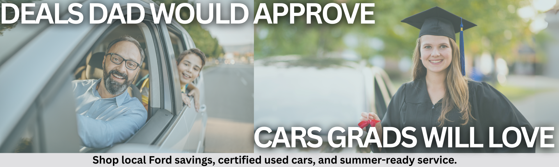 grad with car keys in hand